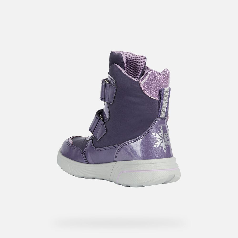 Bottines Geox Sveggen Abx - Violette - Fille 092438-ZKY